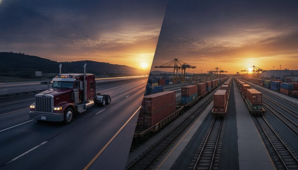 Intermodal vs. Truckload Shipping: A Strategic Comparison for 2026 Shippers