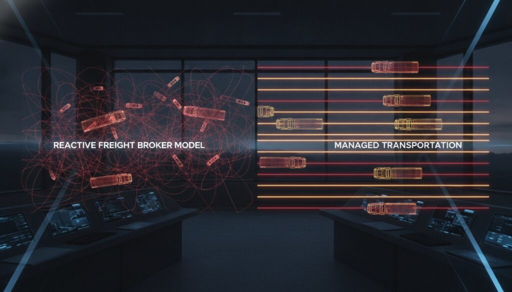 Managed Transportation vs. Freight Broker: Which Logistics Model Fits Your 2026 Strategy?